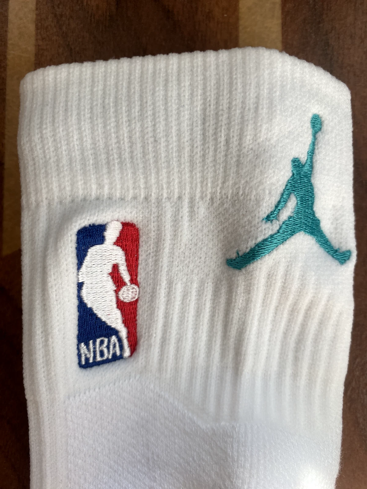Jordan Nike NBA Authentic Player Team Issued Socks White Power Quick Grip Elite