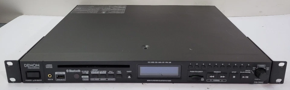 Denon DN-300Z CD/USB/SD/AUX/BT Media Player and FM/AM Tuner | Power Tested - Image 2 of 4