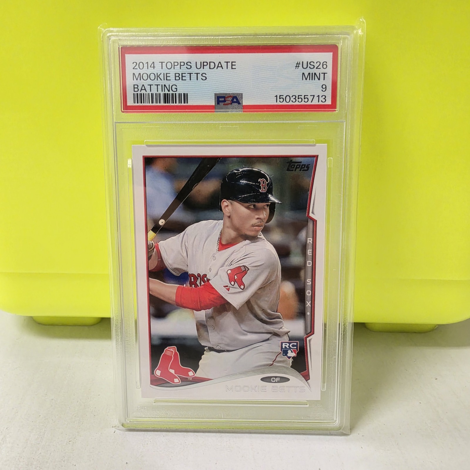 2014 Topps Update Series - Mookie Betts #US-26 Batting (RC)