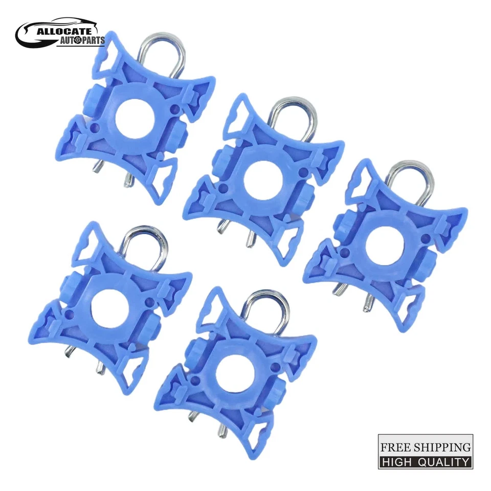 Set of 5 NEW Window Regulator Sliding Pivot Clips Fits Volvo V70 V90 3509416 Foto 4 de 4