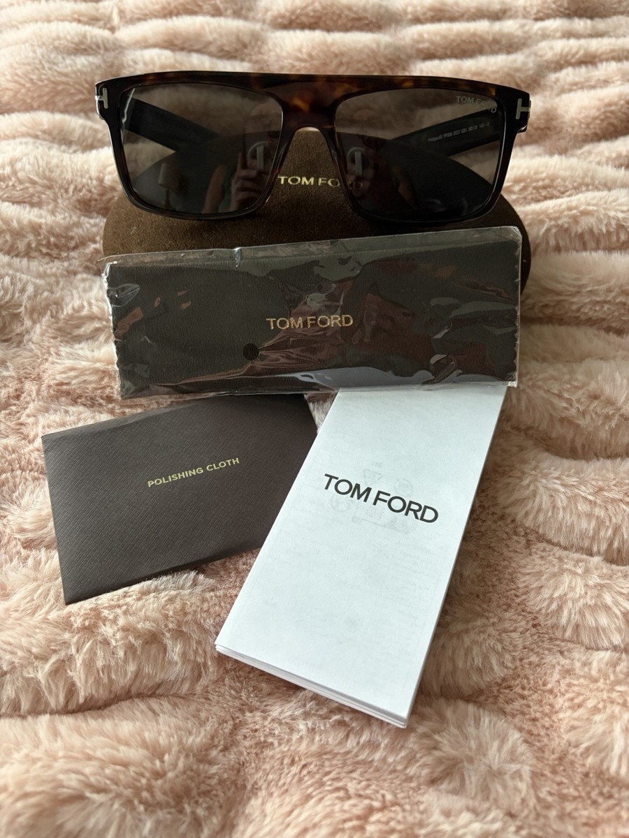 Tom Ford Philippe-02 TF999 ECO Square Tortoise Shell Sunglasses