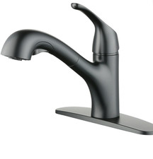 Mainstays Pull Out Kitchen Faucet in Matte Black