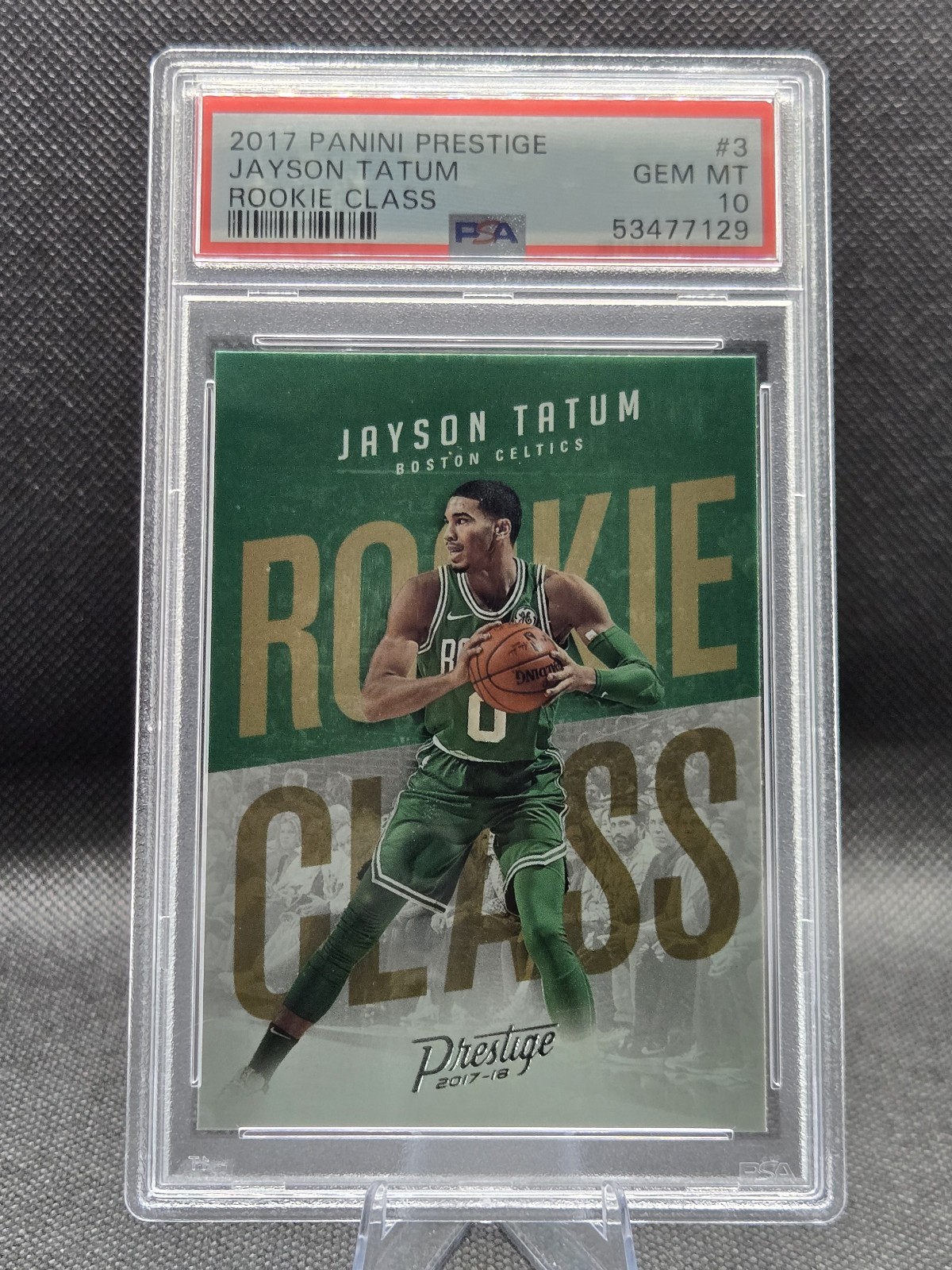 2017-18 Panini Prestige RC Rookie Class JAYSON TATUM - PSA 10 Gem Mint - Celtics