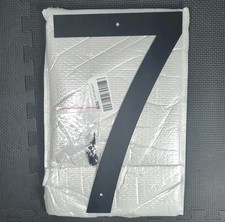 NEW 16 Inch House Address Number 7 Outside Black Steel Modern Floating USA Ship