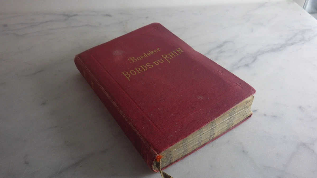 Guide De Voyage Baedeker Belgique Et Hollande 1875 - édition Illustrée Avec Cartes - Rare - Occasion