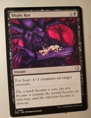 MTG - Lorwyn Eclipsed: Blight Rot (0089) - Common - Near Mint 
