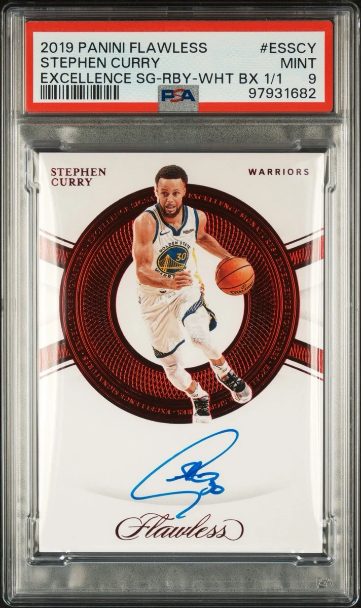 Stephen Curry 9 Graded Basketball Autographed Sports Trading Cards