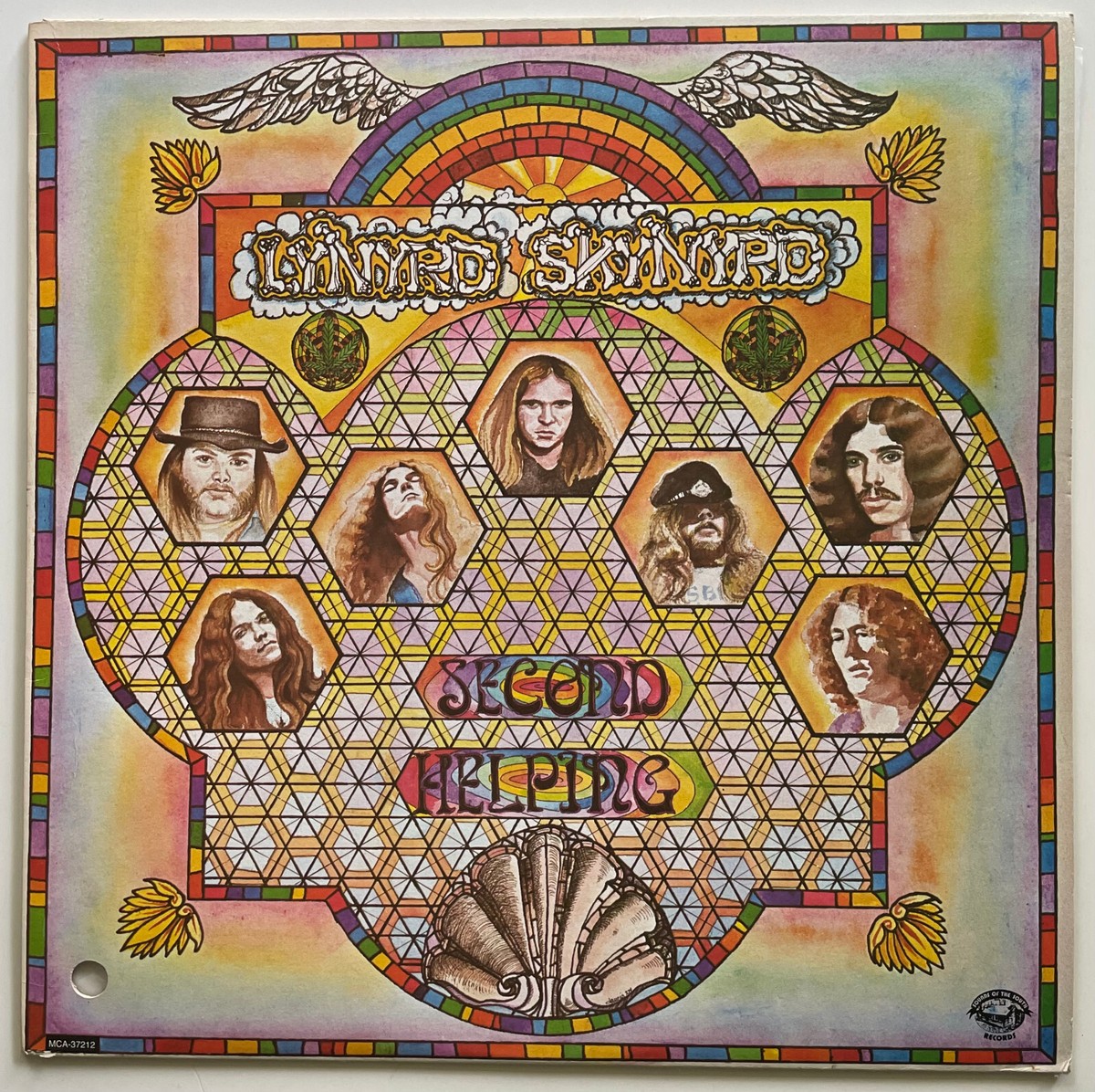 Vtg LYNYRD SKYNYRD Album SECOND HELPING Record 1980 PRESSING Lp OG 
