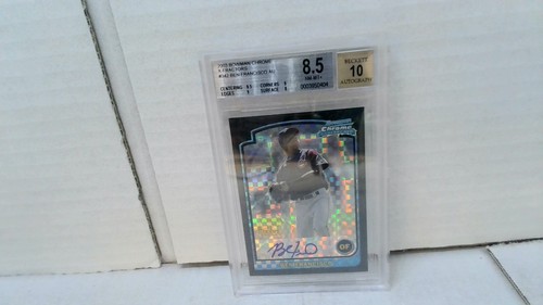 2003 Bowman Chrome X-Fractors Auto BGS 8.5 NM-MT+ #342 Ben Francisco Autograph
