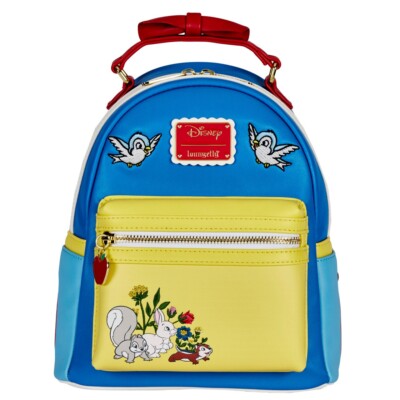Loungefly Snow White Pin Collector Backpack with Bow Amazon.com: Loungefly Disney Snow White Cosplay Bow Handle  main image 4