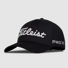Titleist Women's Tour Performance Golf Hat Black/White