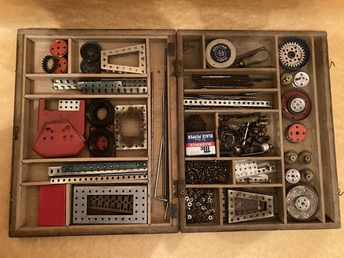 🪛🪛 DDR Stabil Metallbaukasten Holzkiste 60er Jahre 🪛🪛 - Bild 8 von 9