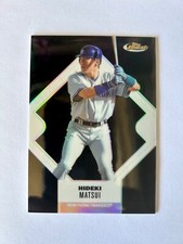 2006 Topps Finest Hideki Matsui Black Refractor SSP #63/99 Yankees Card #55