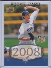 CLAYTON KERSHAW ROOKIE CARD 2008 Upper Deck UD Timeline LOS ANGELES DODGER $$ RC