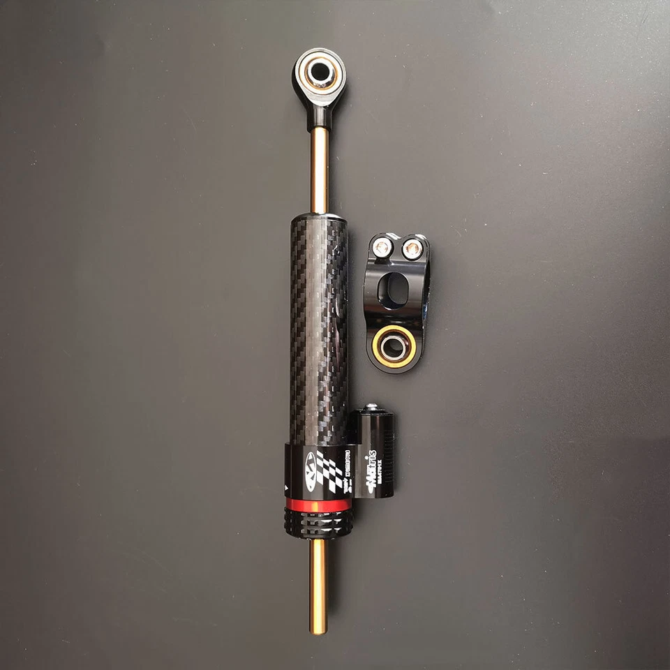 Universal Steering Damper Motorcycle Stabilizer Linear Reversed Safety Control Foto 3 de 4