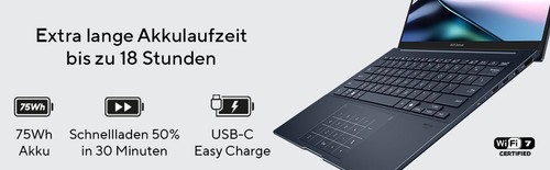 ASUS ZenBook 14 OLED U9-285H 32GB 1TB UX3405CA-PP269W W11H - Bild 9 von 12
