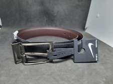 Nike Men's Standard Black Reversible Golf Belt -Black Brown Size Large 38-40