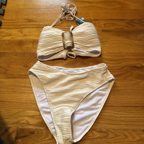 Womens Bandeau Bikini Sets Sexy Strapless Two Piece Swimsuit S - Picture 3 of 6
