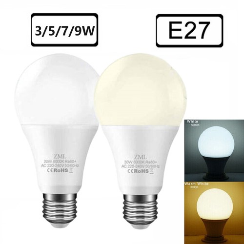 E27 LED Globe Light Bulb Screw Lamp 3W 5W 7W 9W 12W 18 Cool Warm White 110V/240V - Picture 1 of 18