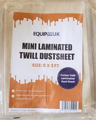 10 x 6 Fuß x 3 Fuß Baumwolle laminiertes Staubblatt Null Einweichen durch doppelten Schutz