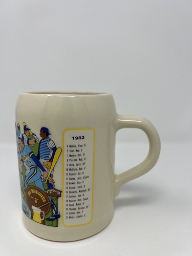 1982 Milwaukee Brewers 1st American League Championship / 1st World Series Mug - Picture 5 of 7