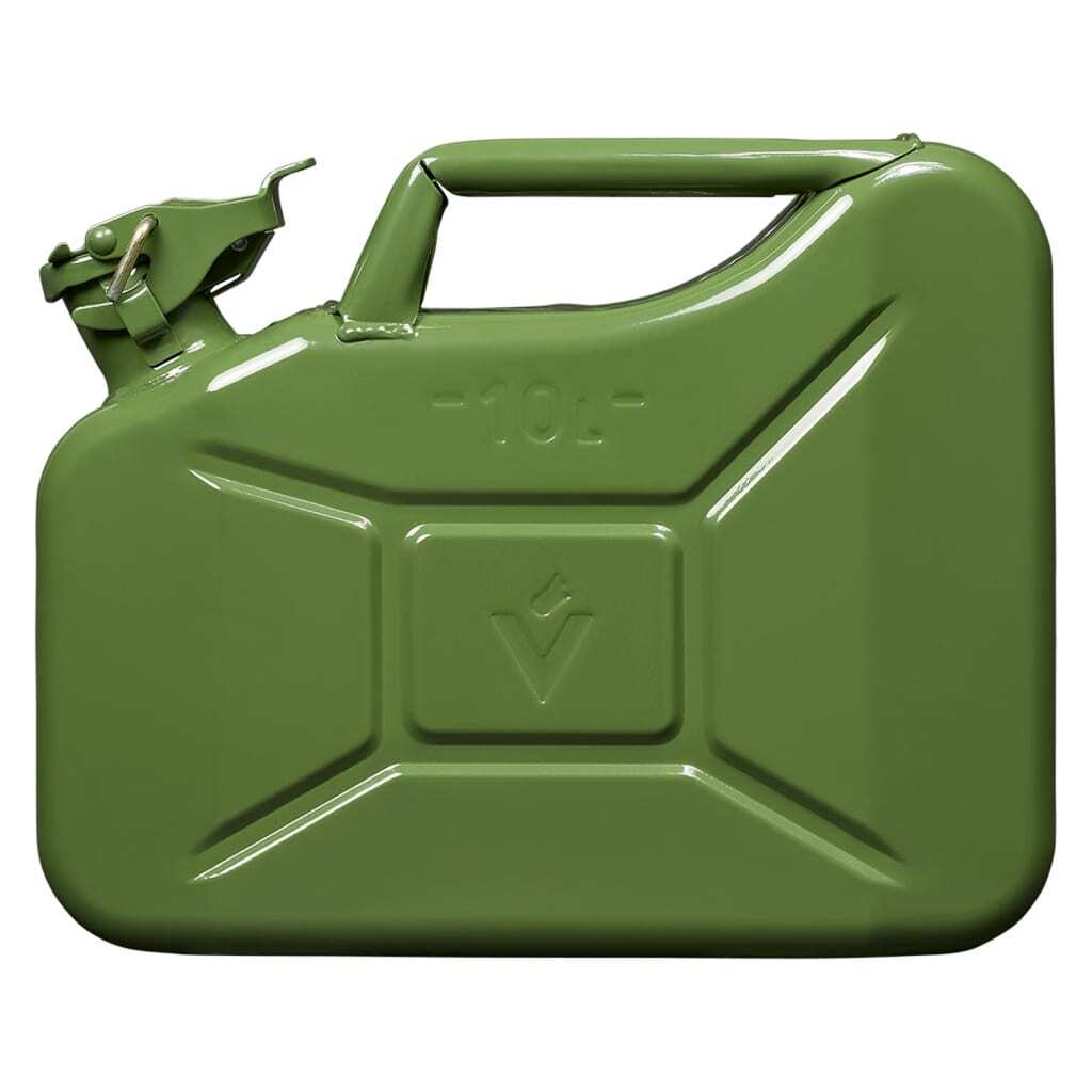 ProPlus Bidon 10 L Métal Vert pour carburant et essence - 2