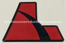 Genuine Leer Truck Cap Domed Emblem 76386 For All Glass Rear Door