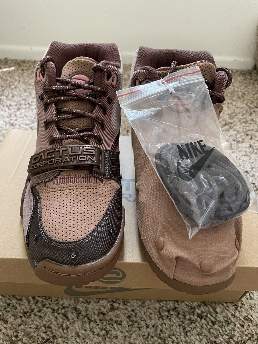 ★NIKE x CACT.US CORP★コラボ★AIR TRAINER 1★希少★追跡可 Nike Air Trainer 1 x CACT.US Corp Travis Scott Archaeo Brown
