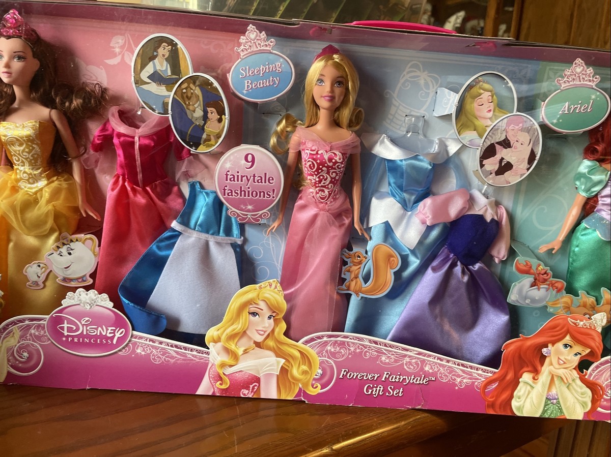 Disney Princess Forever Fairytale Gift Set Dolls Belle Ariel