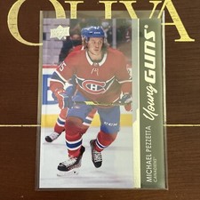 2021-22 UPPER DECK EXTENDED 705 MICHAEL PEZZETTA CANADIENS YOUNG GUNS RC NM