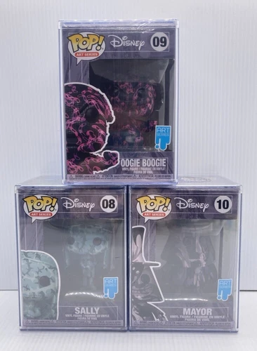 FUNKO Pop Nightmare Before Christmas Lot SALLY 08/ OOGIE BOOGIE 09/ MAYOR 10 NEW
