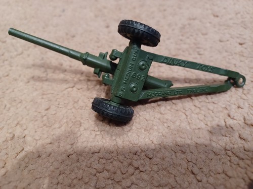 3 Military Guns - Britains 4.5 Howitzer - Dinky 5.5 Medium Gun 692 - Other - Picture 7 of 8