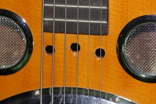 Vintage Morrell Resonator Lap Guitar Sunburst Model 082289 - Picture 7 of 12