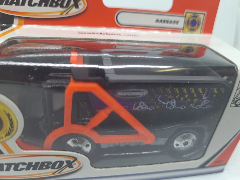 Matchbox Garbage black truck MB #57 50 Year anniversary New In box 96827 Vintage - Image 2 of 4