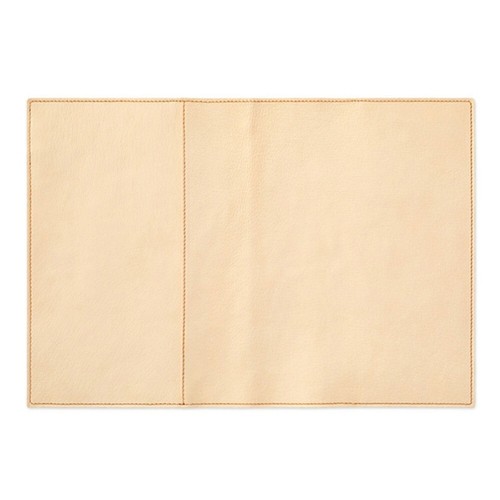 MIDORI Pigskin MD Notebook Cover A5 Size Tanned genuine Leather Made in TOKYO - Picture 4 of 11
