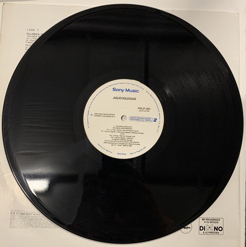 JULIO IGLESIAS -MILONGA SENTIMENTAL- 1992 MEXICAN 12" MAXI SINGLE - Picture 4 of 4