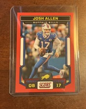 2023 Score Red Parallel Josh Allen Buffalo Bills #261
