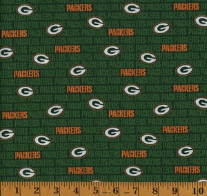 Fabric Fabric Sold By The 1 2 Yard New Nfl Green Bay Packers Green Cotton Fabric Podh Com Br