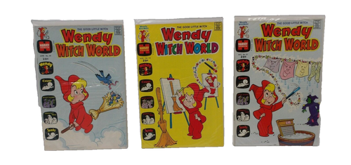 Vintage Wendy Witch World 3 Comic Books Harvey Comics #49-51 AVG GRD 8.0 VF 1973 - Picture 2 of 5