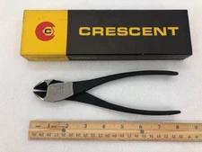 Vintage - Crescent 8" Bent Nose Diagonal Flush Cutting Pliers - no. 541