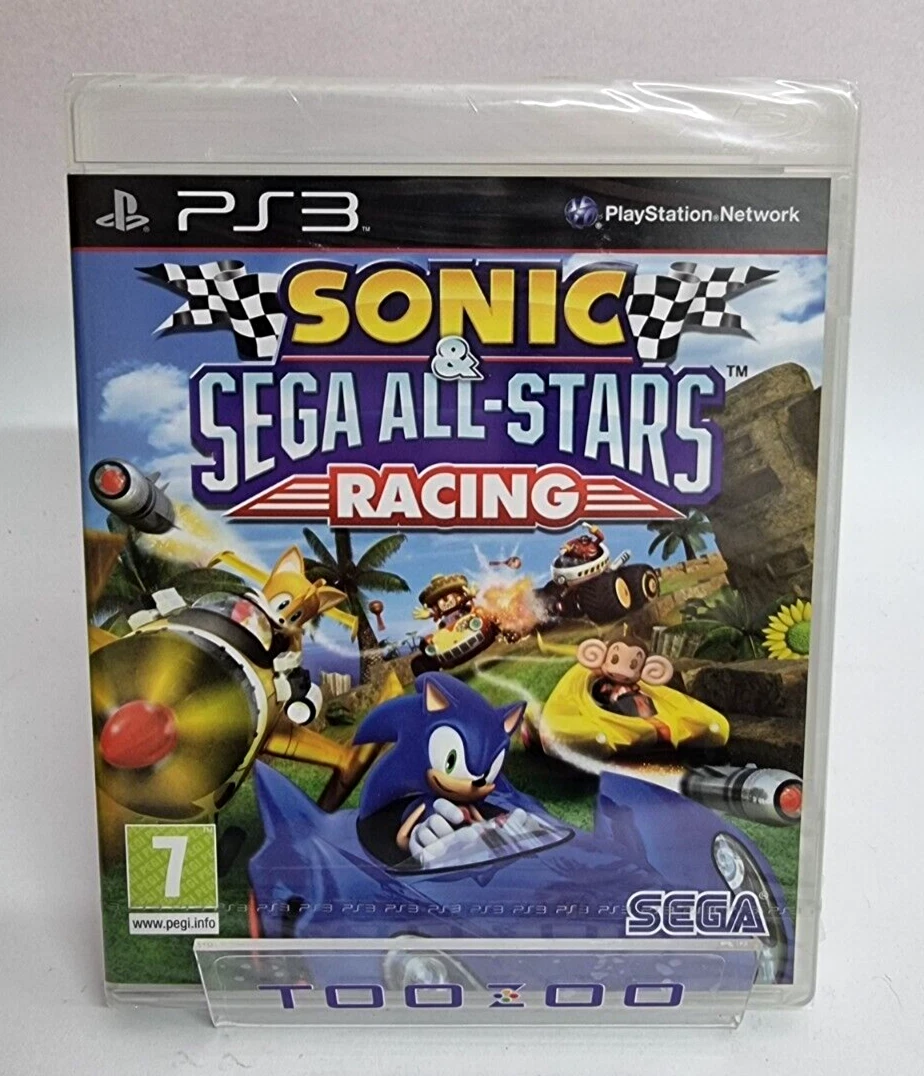NEW SEALED Sonic Sega All Stars Racing Sony Playstation 3 PS3