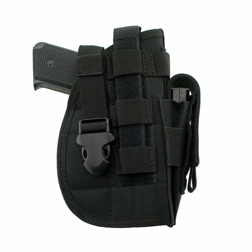 Tactical Pistol Holster Right Hand Molle Waist Belt Holster for Glock 1911 - Image 3 of 4