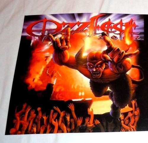 Ozzy Osbourne Ozzfest 10x24 Original Promo Poster NM Zustand - Bild 2 von 2