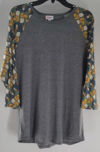 Camisa Randy Manga 3/4 Disney Pato Donald Lularoe 2XL