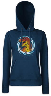 Unicorn Rex Damen Hoodie Kapuzenpullover Einhorn Fun T-Rex Tyrannosaurus