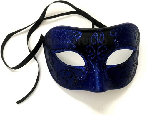 Mens Masquerade Ball Mask Cosplay Mardi Gras Prom Dance Birthday Bachelor Party - Picture 21 of 46