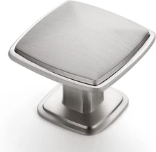 Cabinet Knobs 30 Pack Brushed Nickel Silver Kitchen Cabinets Drawers Door Knobs