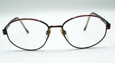 Vintage Anne Klein 2003 K1029 Bronze Black Eyeglasses Glasses Frames 53 16-130