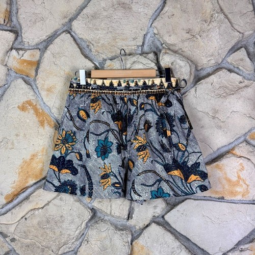 Pantaloncini Ulla Johnson Primavera 2022 Paperbag Ardesia Floreale Nuovi con etichette | 10 - Foto 1 di 5