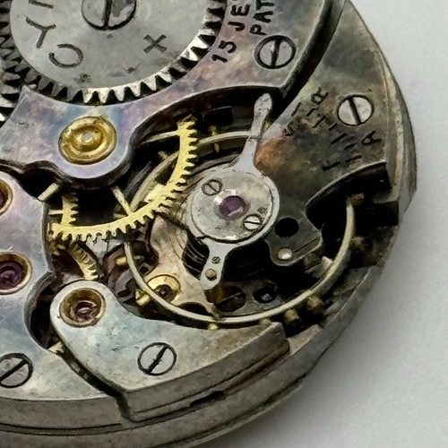 23.6mm Cyma Cal 032 Manual Wind Swiss 15 Jewels Watch Movement Vintage PARTS - Picture 16 of 17